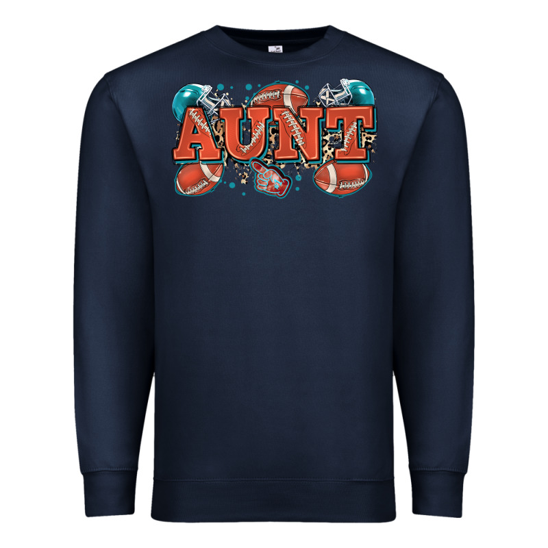 Aunt American Football Premium Sweatshirt by Zillion Design Studio | Teevron