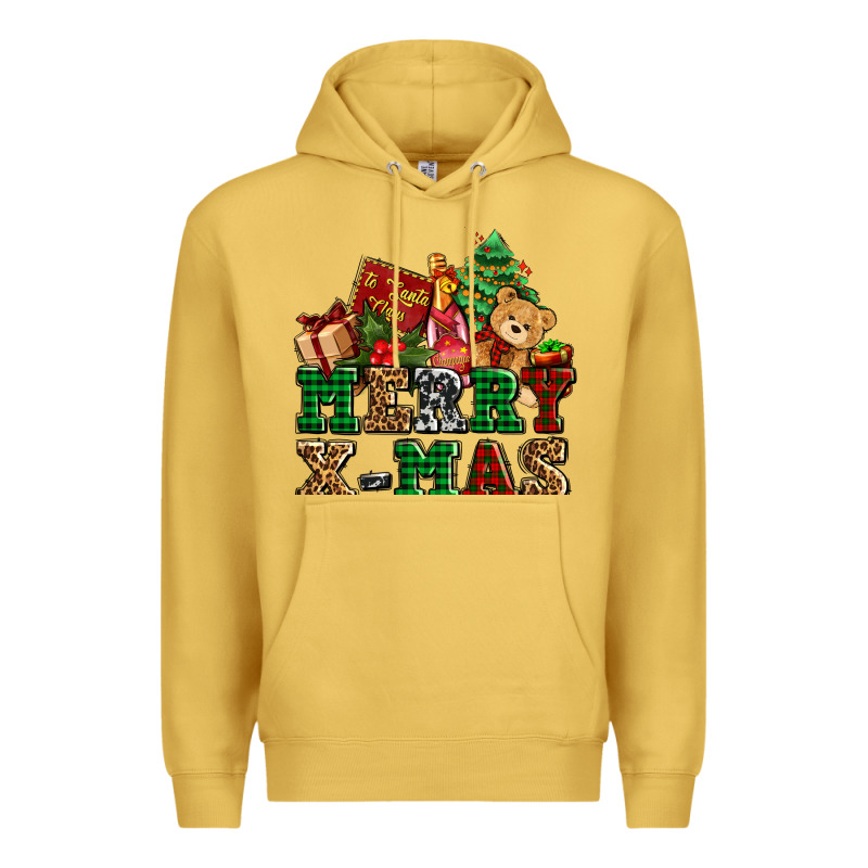 Merry Xmas With Christmas Premium Hoodie by AdoDesignShop | Teevron