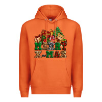 Carrot merry xmas with christmas Premium Hoodie - AdoDesignShop