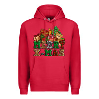 Cardinal merry xmas with christmas Premium Hoodie - AdoDesignShop