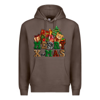 Coffee merry xmas with christmas Premium Hoodie - AdoDesignShop