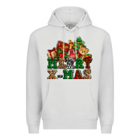 Dove Grey merry xmas with christmas Premium Hoodie - AdoDesignShop