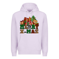 Lilac merry xmas with christmas Premium Hoodie - AdoDesignShop
