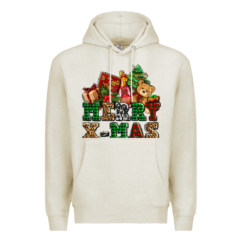 Merry Xmas With Christmas Premium Hoodie by AdoDesignShop | Teevron