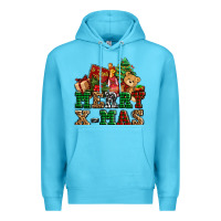 Ocean Blue merry xmas with christmas Premium Hoodie - AdoDesignShop