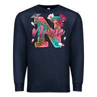 Navy western nurse Premium Sweatshirt - texasbilliewilder