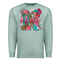 Seafoam western nurse Premium Sweatshirt - texasbilliewilder
