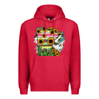 Cardinal Minnesota State Map Premium Hoodie - RanaPortraitStore