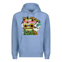 Colony Blue Minnesota State Map Premium Hoodie - RanaPortraitStore