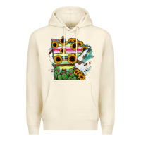 Sandshell Minnesota State Map Premium Hoodie - RanaPortraitStore