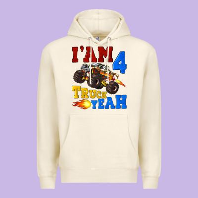 I'am Four Truck Yeah Premium Hoodie Designed By Artiststas