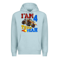 Blue Mist i'am four truck yeah Premium Hoodie - Artiststas