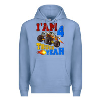 Colony Blue i'am four truck yeah Premium Hoodie - Artiststas
