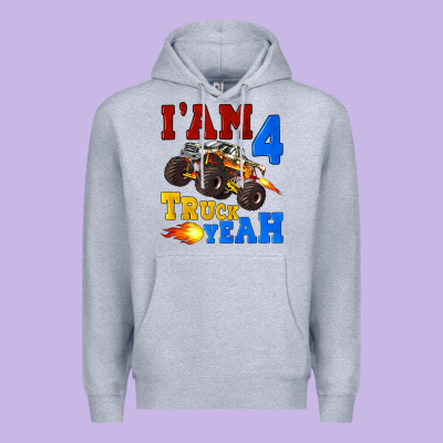 I'am Four Truck Yeah Premium Hoodie Designed By Artiststas