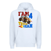 White i'am four truck yeah Premium Hoodie - Artiststas