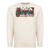 Sandshell sister baseball Premium Sweatshirt - Zillion Design Studio