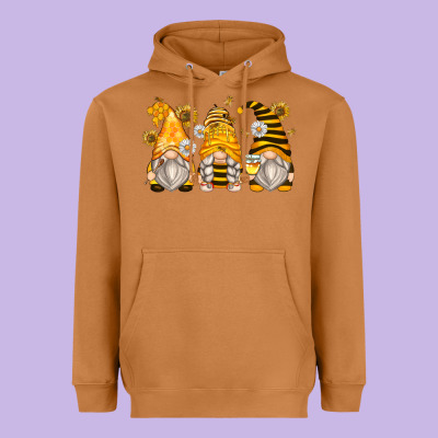 Heavyweight Hoodie bumble bee gnomes