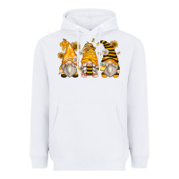 White bumble bee gnomes Heavyweight Hoodie - Zillion Design Studio