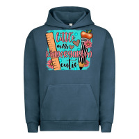 Pigment Midnight Navy little miss kindergarten cutie Urban Hoodie - JahusDesignShop