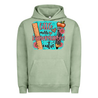 Pigment Oil Green little miss kindergarten cutie Urban Hoodie - JahusDesignShop