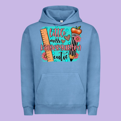 Little Miss Kindergarten Cutie Urban Hoodie Designed By Jahusdesignshop