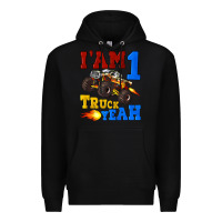 Black i'am one truck yeah Premium Hoodie - Artiststas