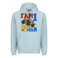 Blue Mist i'am one truck yeah Premium Hoodie - Artiststas