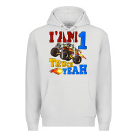 Dove Grey i'am one truck yeah Premium Hoodie - Artiststas