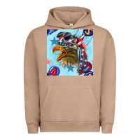 Pigment Burro mullet eagle with balloon seamless pattern Urban Hoodie - BundleAndBundleShop