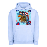 Pigment Grape Ice mullet eagle with balloon seamless pattern Urban Hoodie - BundleAndBundleShop
