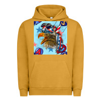 Pigment Peanut Butter mullet eagle with balloon seamless pattern Urban Hoodie - BundleAndBundleShop