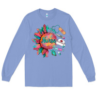 Colony Blue western  nurse medical instruments Long Sleeve Tee - BarkalooDesign