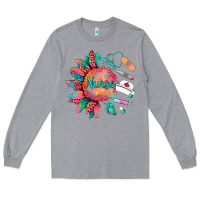 Heather Grey western  nurse medical instruments Long Sleeve Tee - BarkalooDesign