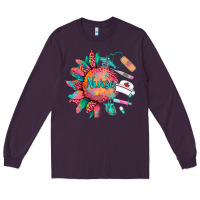 Plum western  nurse medical instruments Long Sleeve Tee - BarkalooDesign