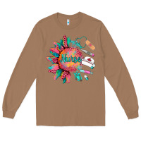 Toasted Coconut western  nurse medical instruments Long Sleeve Tee - BarkalooDesign