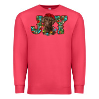 Cardinal labrador retriever christmas joy Premium Sweatshirt - RanaPortraitStore