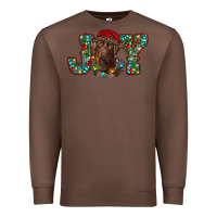 Chestnut labrador retriever christmas joy Premium Sweatshirt - RanaPortraitStore