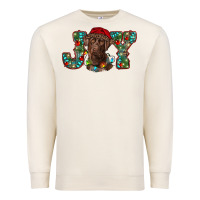 Sandshell labrador retriever christmas joy Premium Sweatshirt - RanaPortraitStore