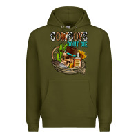 Army Green cowboys don't die Premium Hoodie - AdoDesignShop