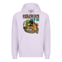 Lilac cowboys don't die Premium Hoodie - AdoDesignShop