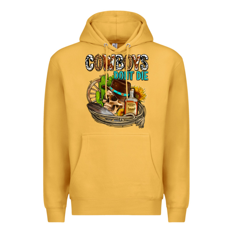 Cowboys Don't Die Premium Hoodie by AdoDesignShop | Teevron
