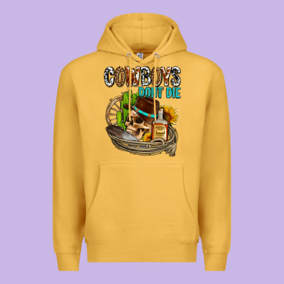 Cowboys Don't Die Premium Hoodie Designed By Adodesignshop