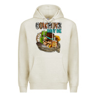 Oatmeal Heather cowboys don't die Premium Hoodie - AdoDesignShop
