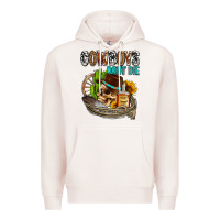 Pale Pink cowboys don't die Premium Hoodie - AdoDesignShop
