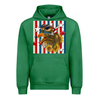 Emerald mullet eagle seamless pattern Urban Hoodie - BundleAndBundleShop