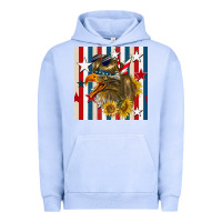 Pigment Grape Ice mullet eagle seamless pattern Urban Hoodie - BundleAndBundleShop