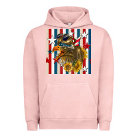 Pigment Salmon mullet eagle seamless pattern Urban Hoodie - BundleAndBundleShop