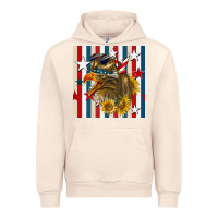 Sandshell mullet eagle seamless pattern Urban Hoodie - BundleAndBundleShop