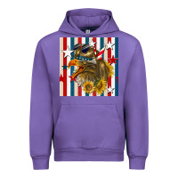 Tulip mullet eagle seamless pattern Urban Hoodie - BundleAndBundleShop