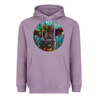 Lavender Calf Christmas Heavyweight Hoodie - RanaPortraitStore